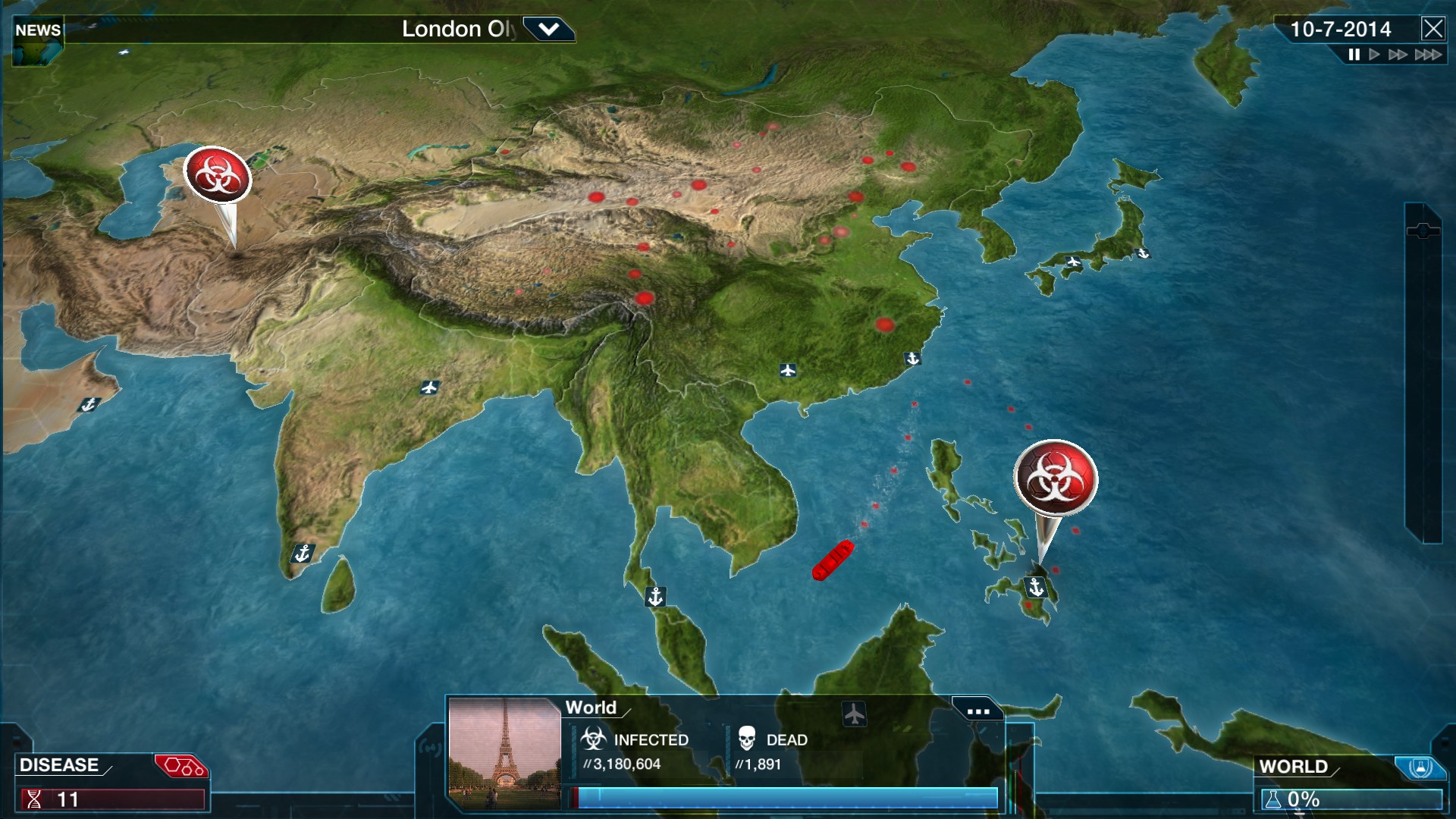 瘟疫公司：物竞天择/Plague Inc: Evolved 游戏截图 3