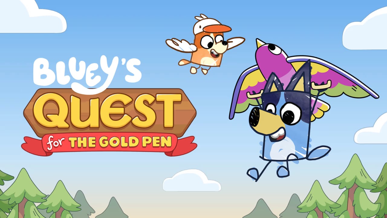 布鲁伊的寻找金色画笔之旅 Bluey’s Quest For The Gold Pen