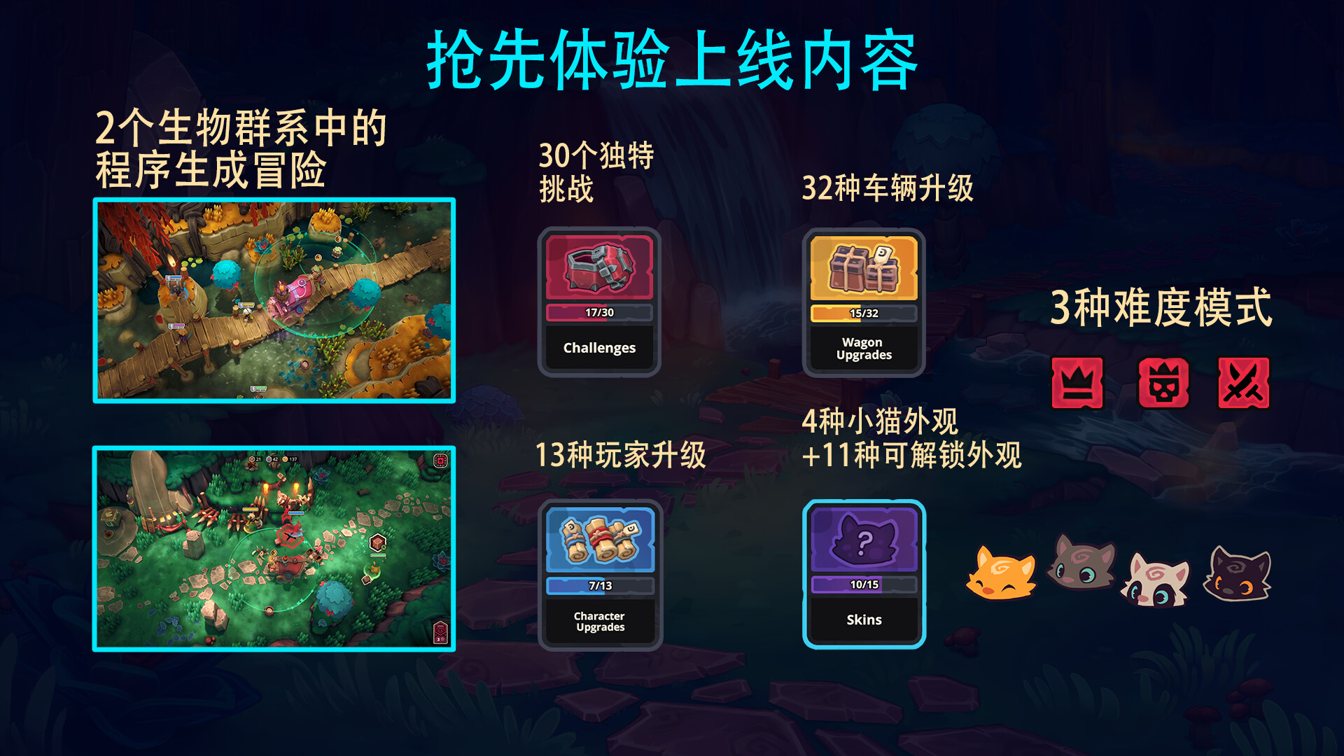 喵门镖局/Wild Woods 游戏截图 1