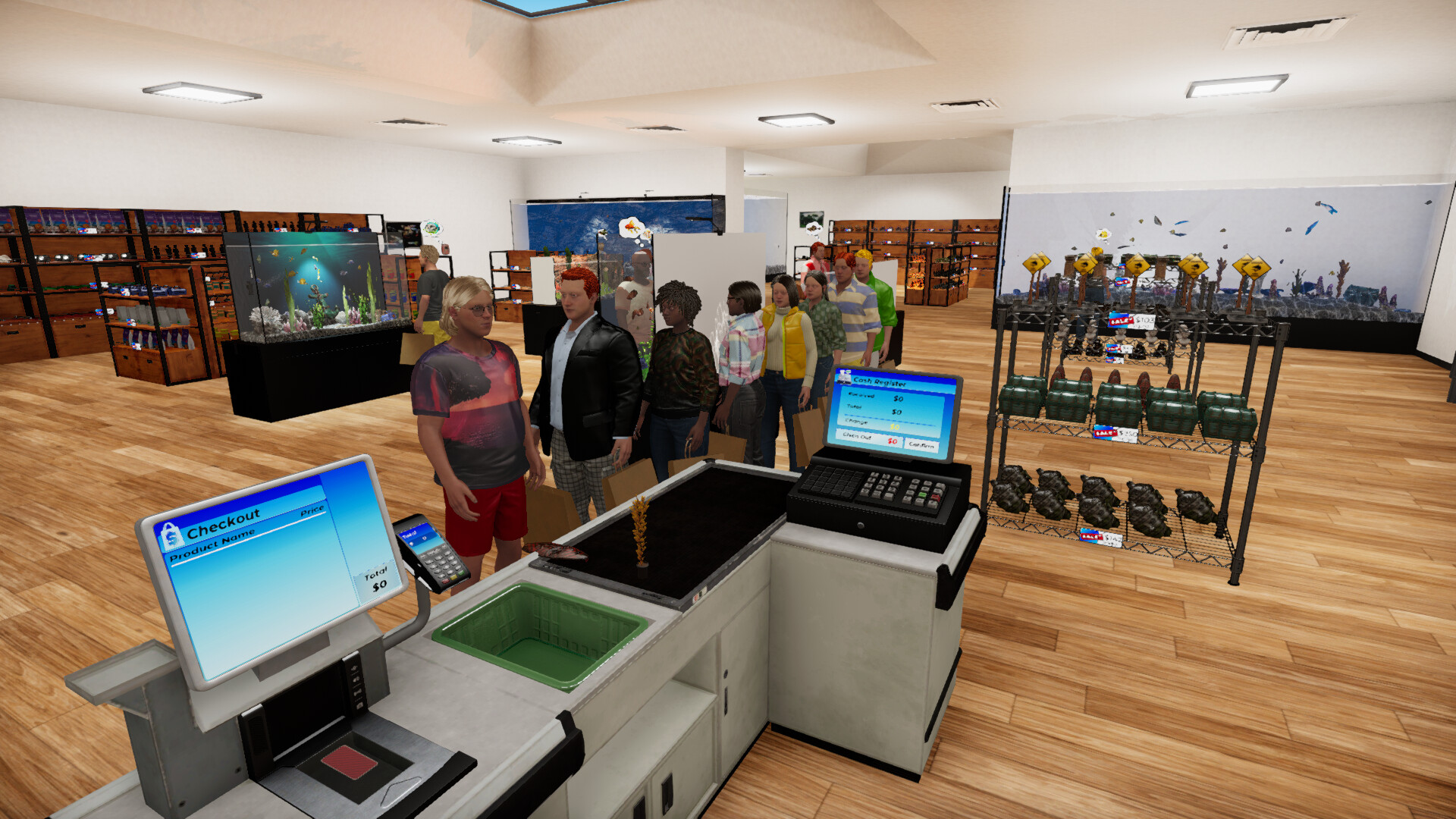 水生商店模拟器/Aquatic Store Simulator 游戏截图 1