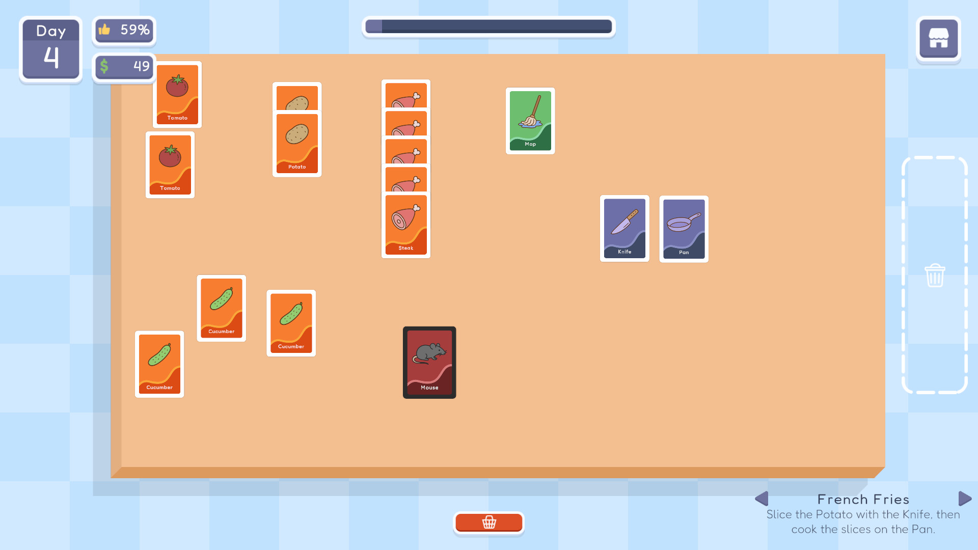 卡牌烹厨/Cook with Card 游戏截图 2