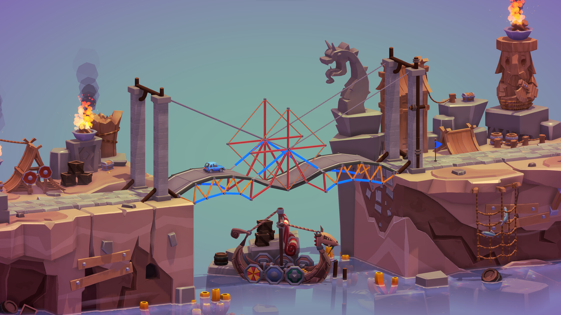 桥梁建筑师3/Poly Bridge 3 游戏截图 2