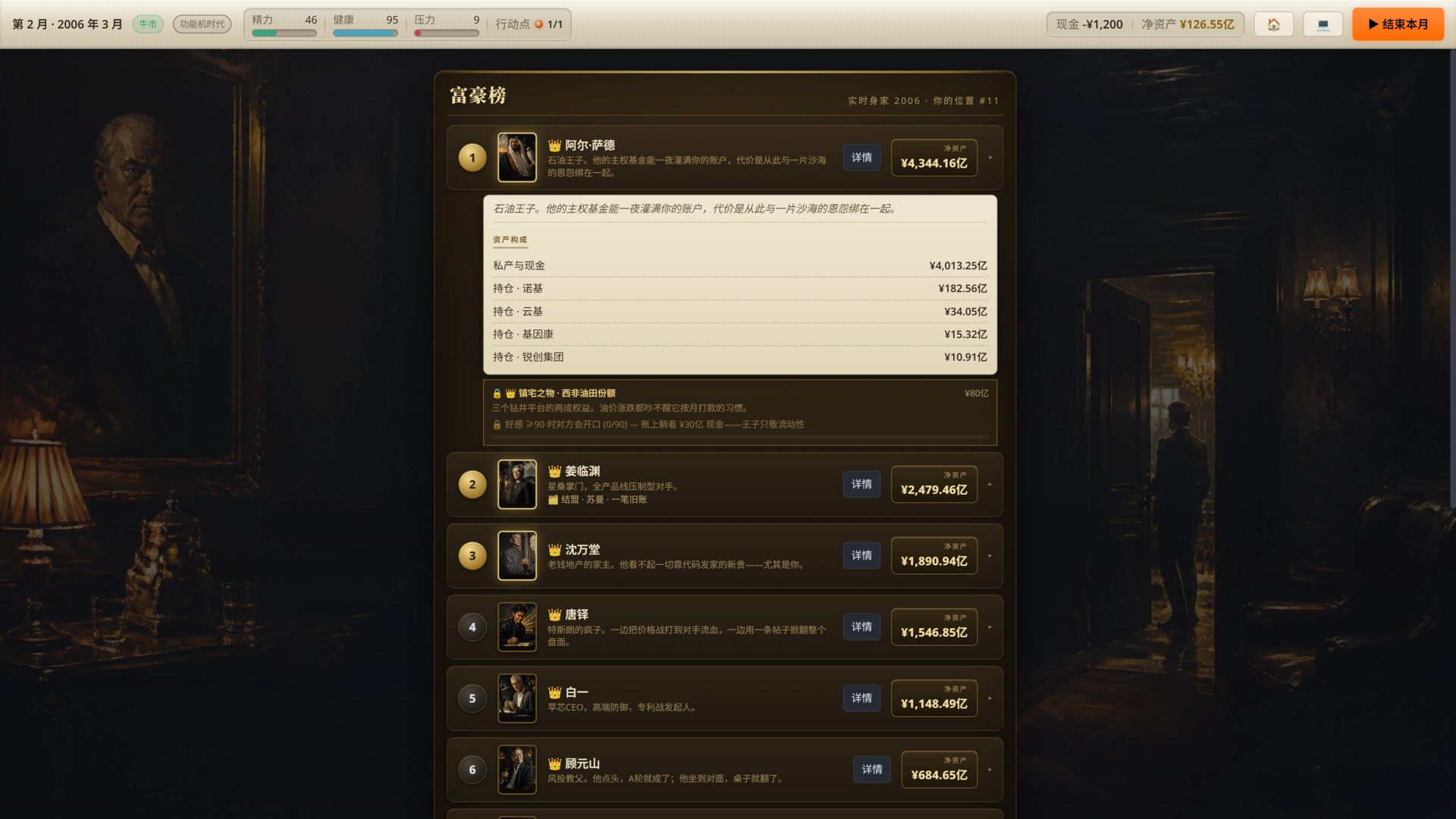 富豪榜:清算所/Rich List: The Order 游戏截图 3