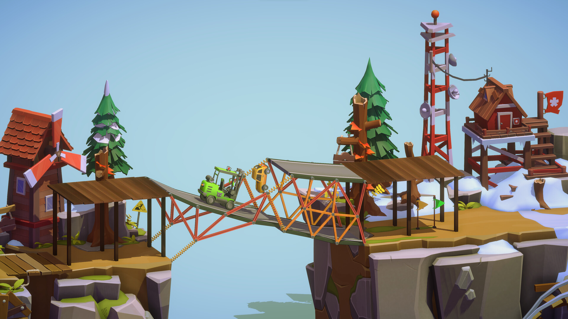 桥梁建筑师3/Poly Bridge 3 游戏截图 3