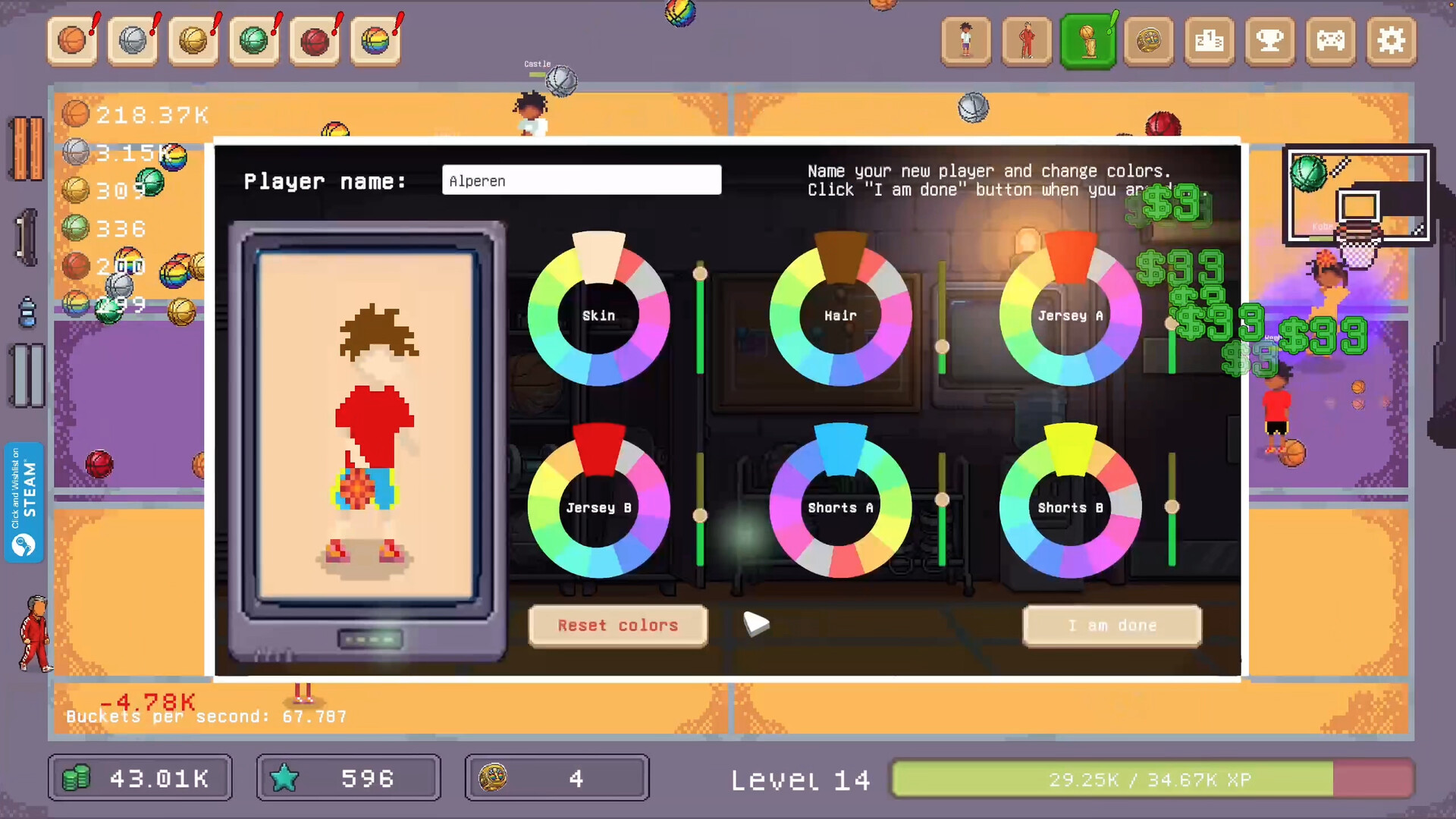 篮球点点点/Swish Ball Clicker 游戏截图 5