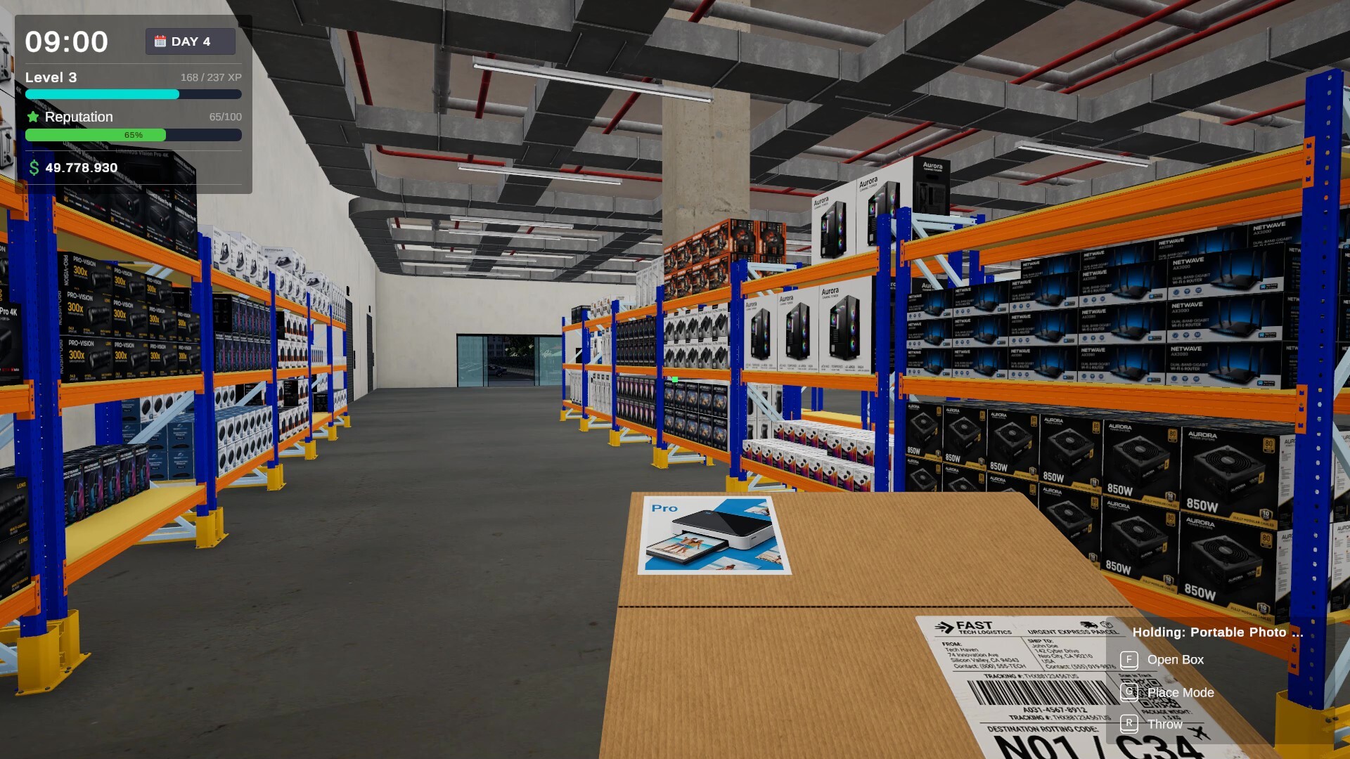 电子仓库模拟器/Electronics Depot Simulator 新游发布 游戏截图 1