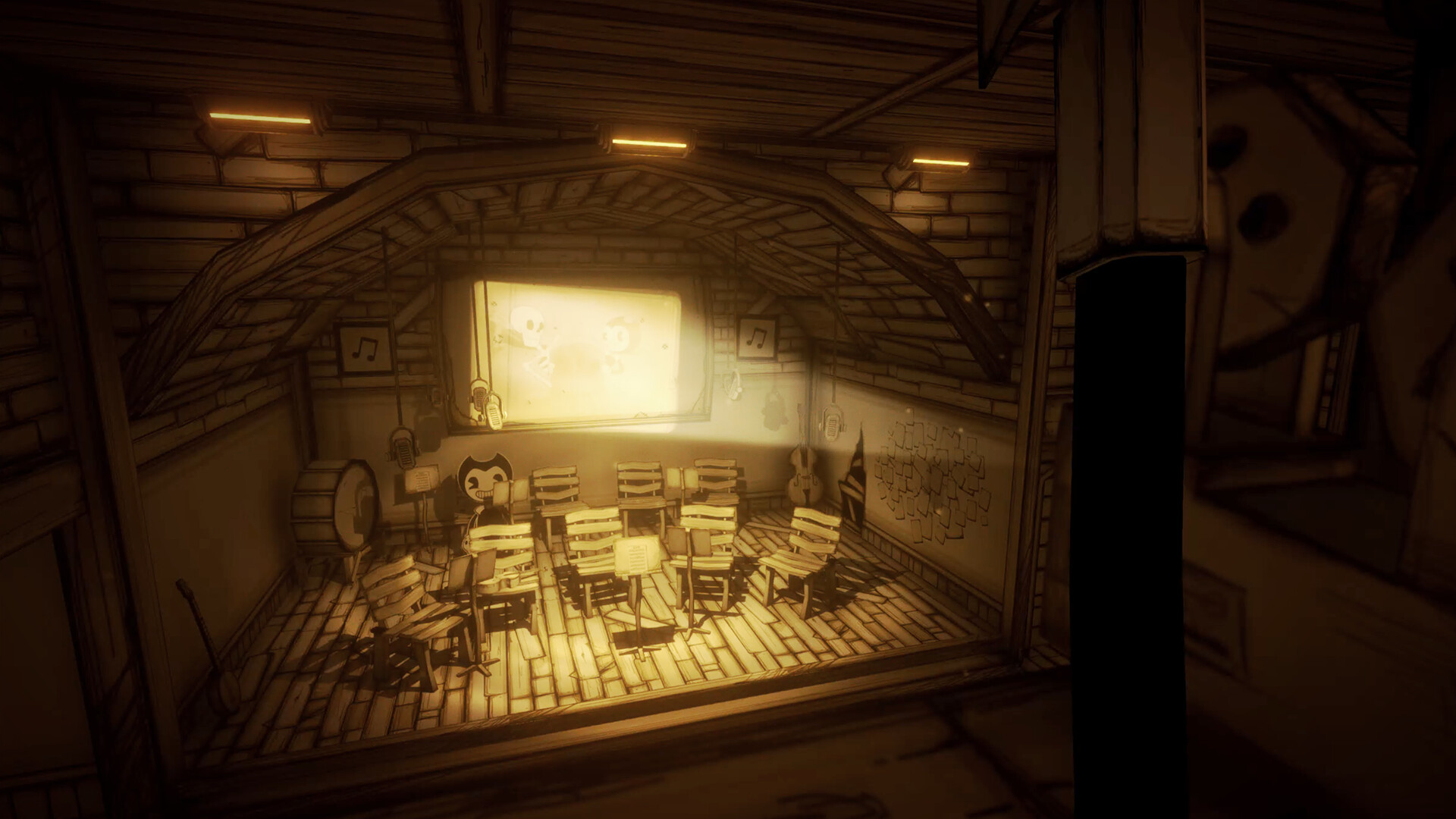 班迪与墨水机器/Bendy and the Ink Machine 游戏截图 2