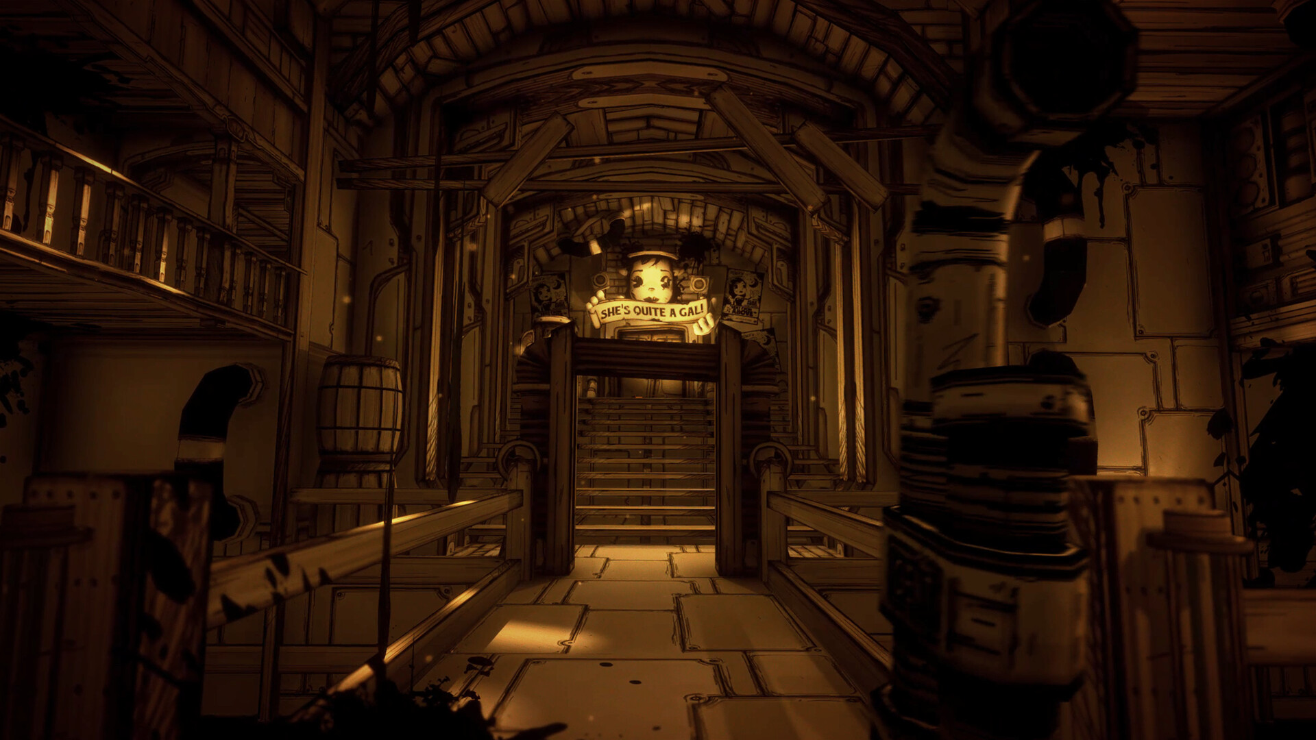 班迪与墨水机器/Bendy and the Ink Machine 游戏截图 4