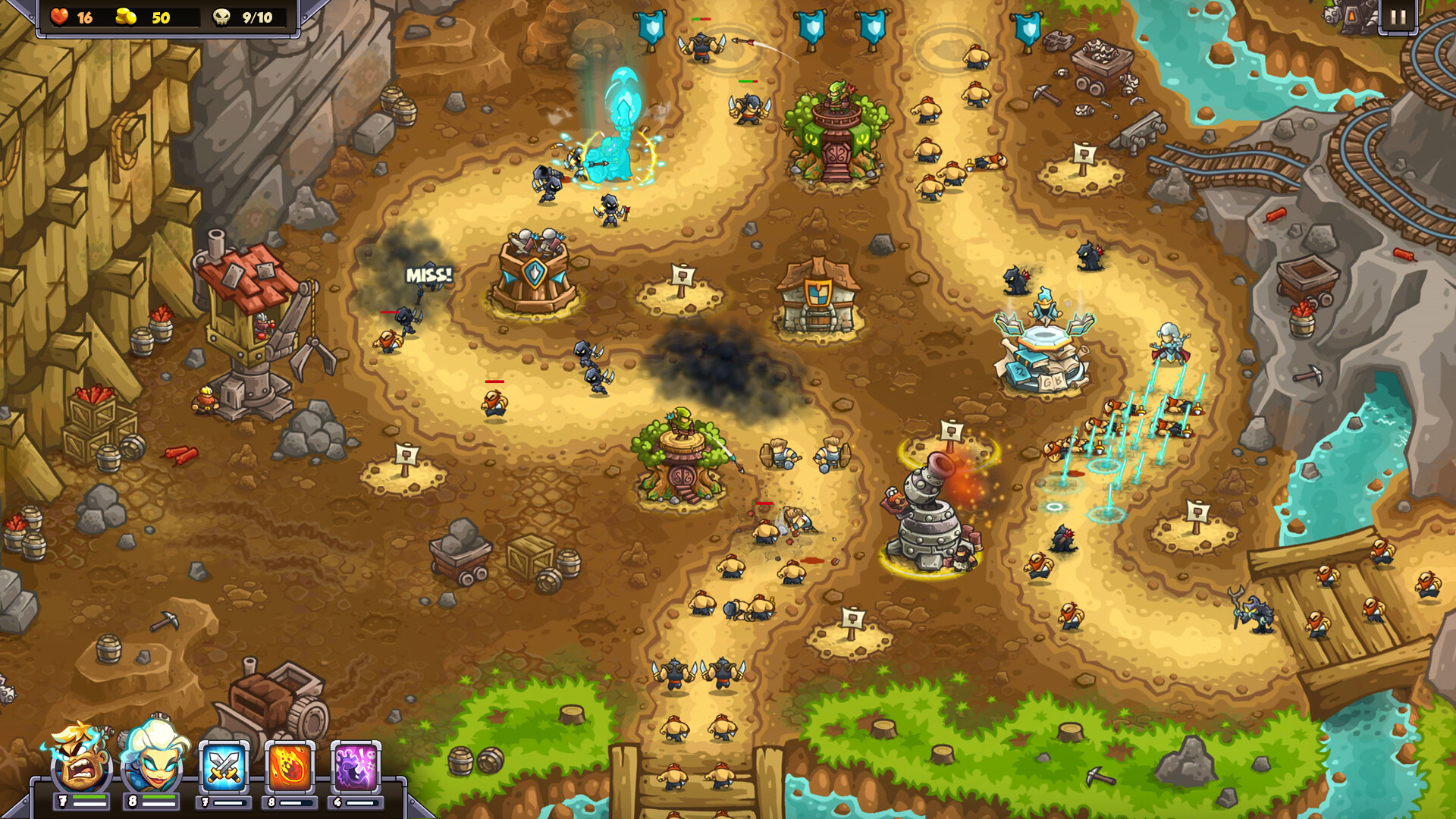 王国保卫战6:新启程/Kingdom Rush 6: Genesis TD 游戏截图 2
