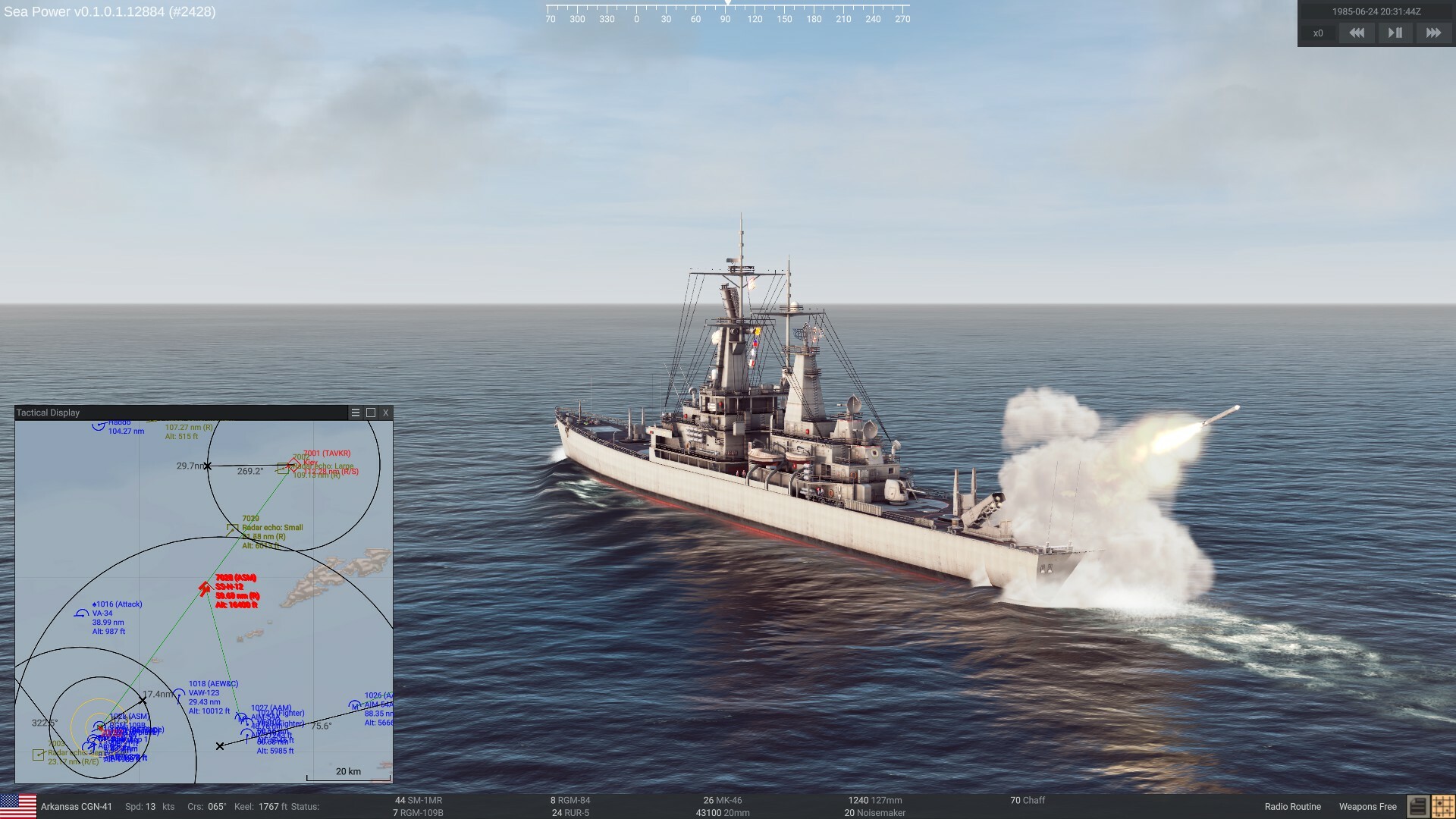 海上力量:导弹时代的海军作战/Sea Power : Naval Combat in the Missile Age 游戏截图 2