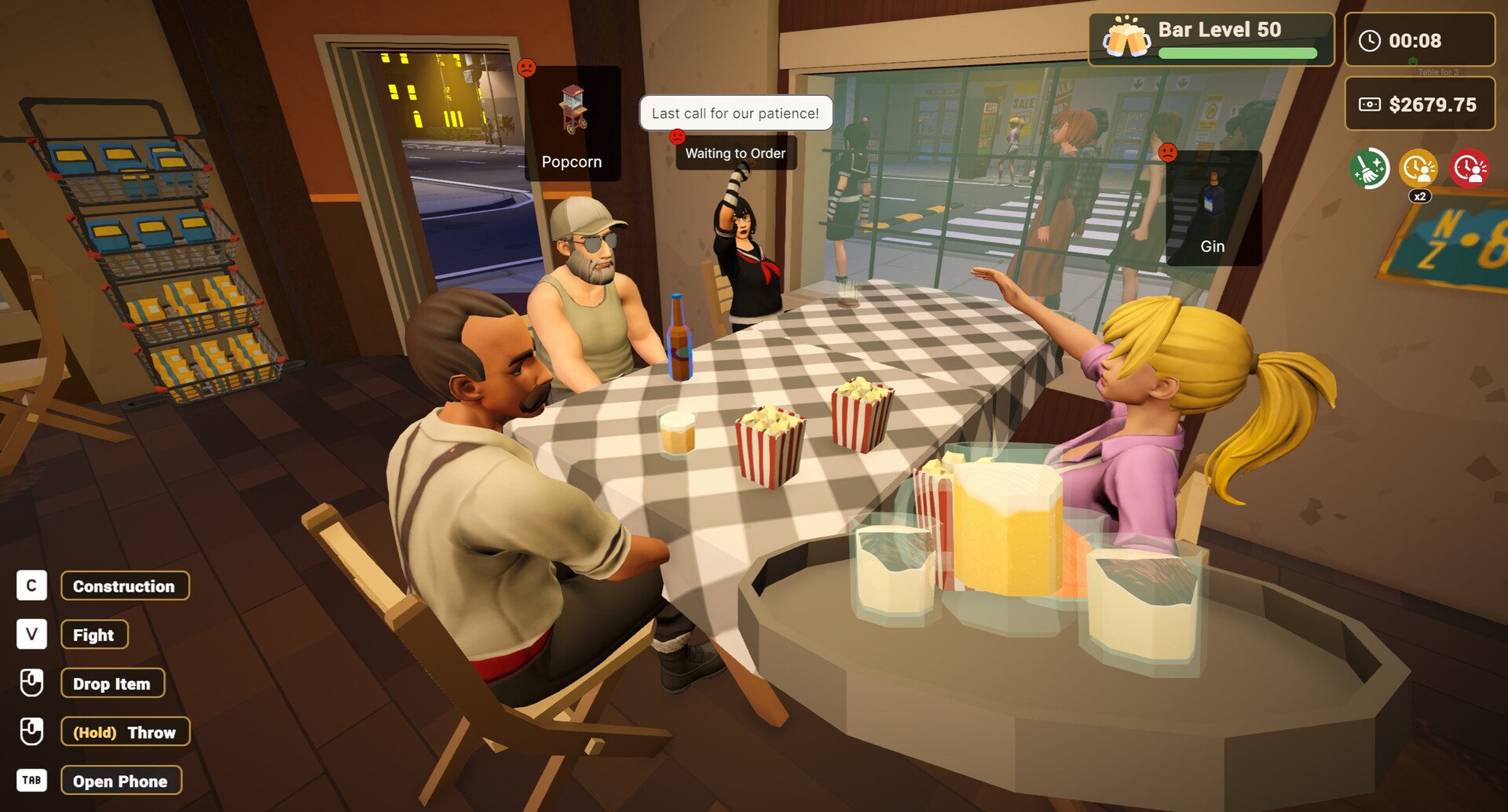 酒吧大乱斗:合作经营模拟器/Barfender: CO-OP Bar Simulator 游戏截图 2