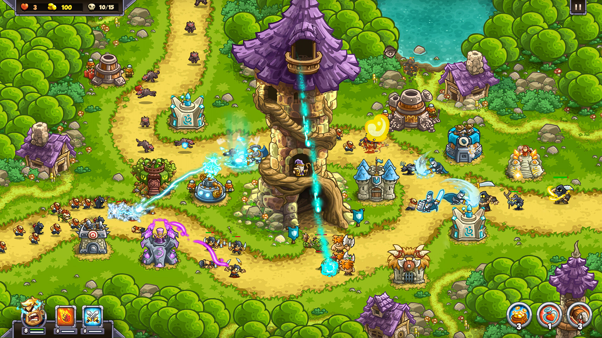 王国保卫战6:新启程/Kingdom Rush 6: Genesis TD 游戏截图 4