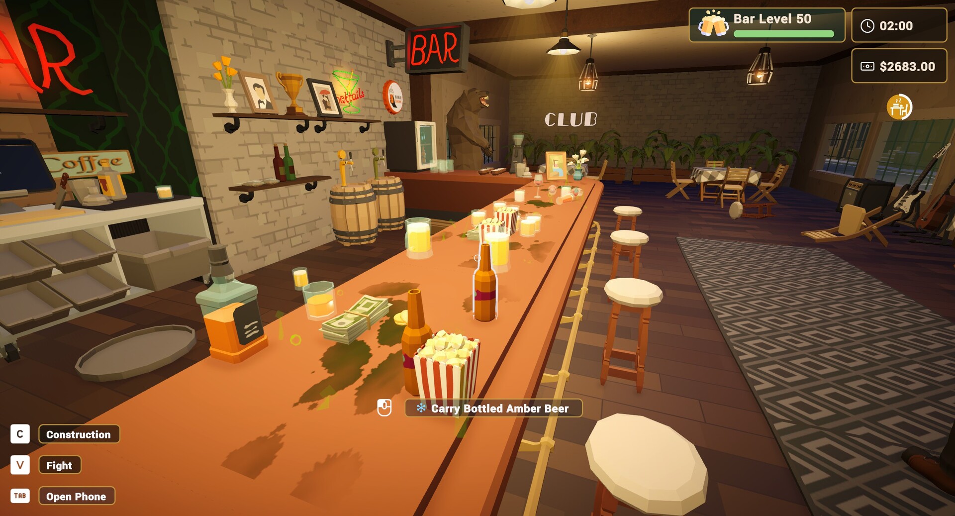 酒吧大乱斗:合作经营模拟器/Barfender: CO-OP Bar Simulator 游戏截图 7