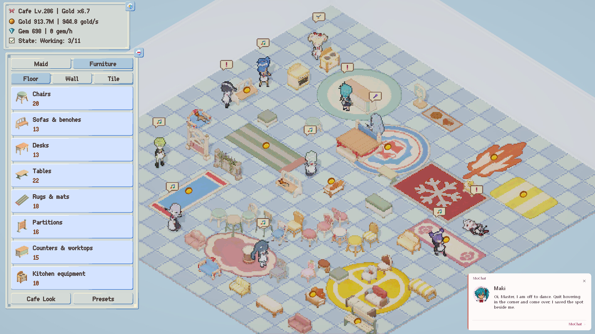 放置像素女仆/Idle Pixel Maids 游戏截图 7