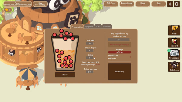 珍珠奶茶店模拟器：放置商店管理/Boba Simulator : Idle Shop Management