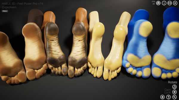 足部造型模拟器 – 专业版/HAELE 3D – Feet Poser Pro