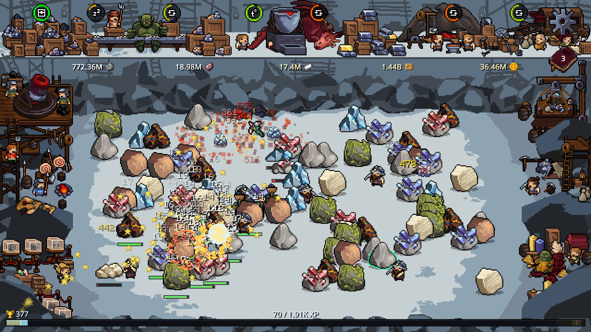 幻想矿工:深渊挂机/Fantasy Miner: Idle Depths 游戏截图 6