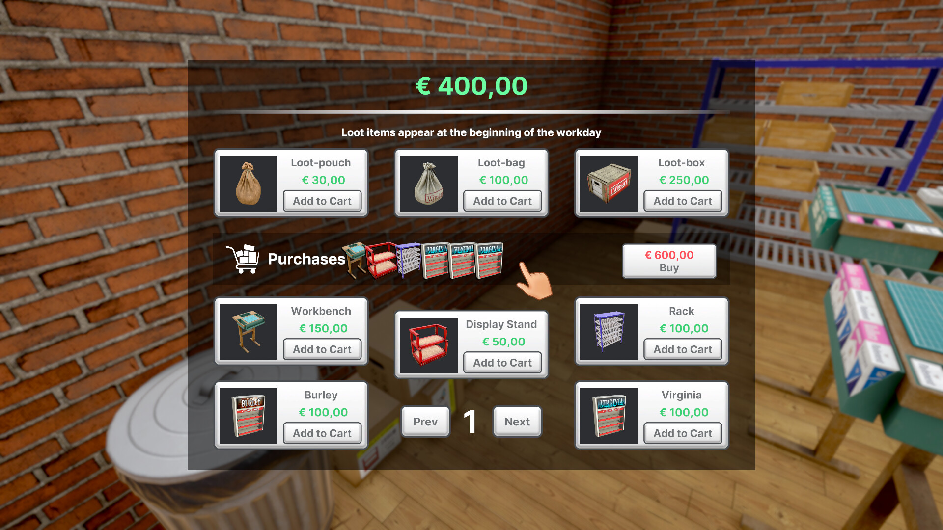 尼古丁商人模拟器/Nicotine Merchant Simulator 游戏截图 6