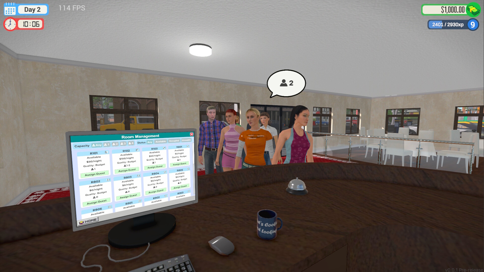 酒店经理模拟器/Hotel Manager Simulator 游戏截图 2