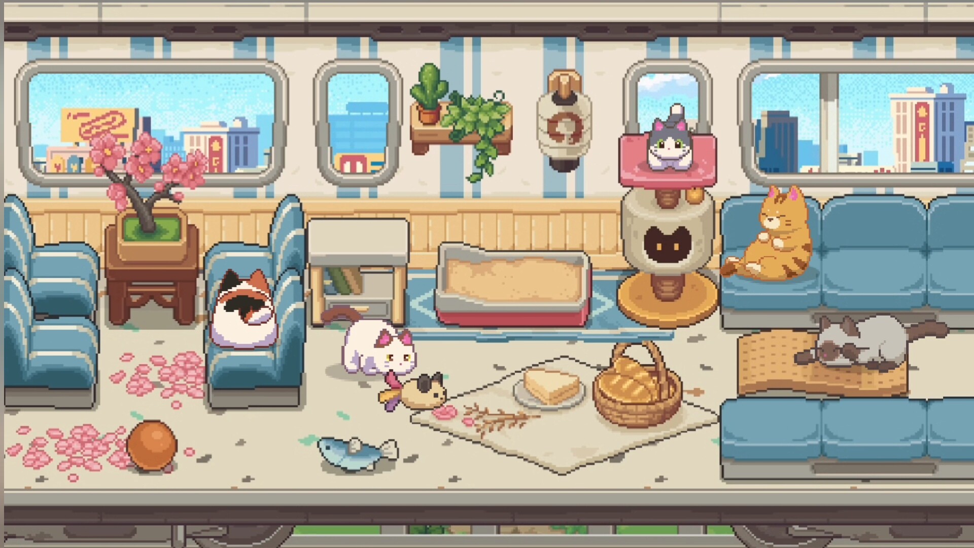 猫咪列车长/Neko Station 游戏截图 3