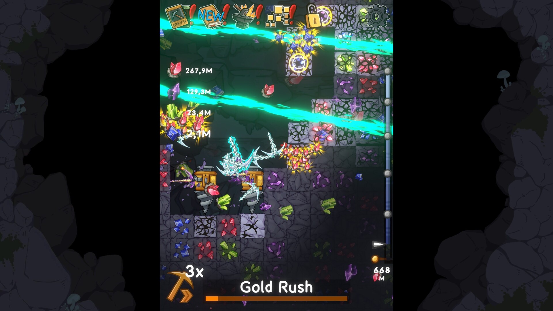 深层挖矿放置/Idle DeepMiner 游戏截图 2
