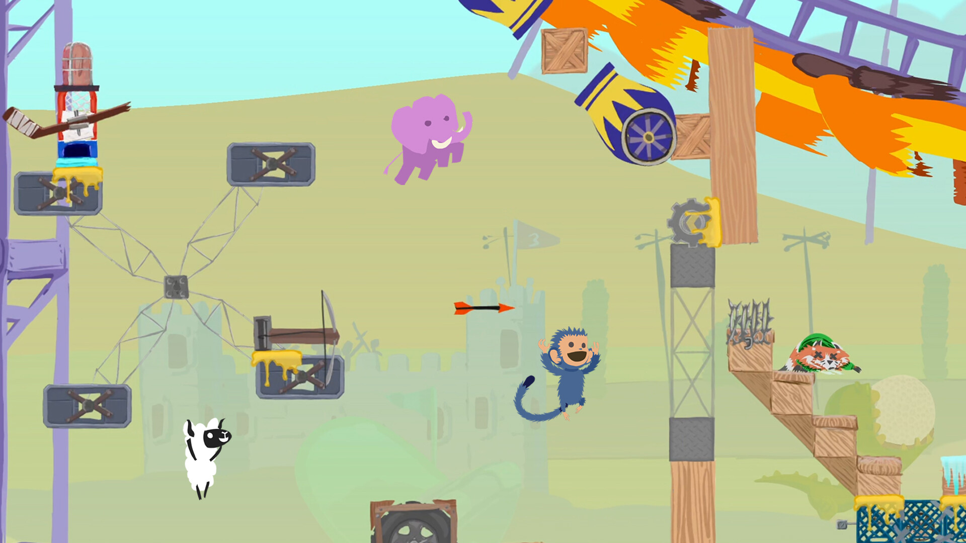 超级鸡马/Ultimate Chicken Horse/支持网络联机 游戏截图 3