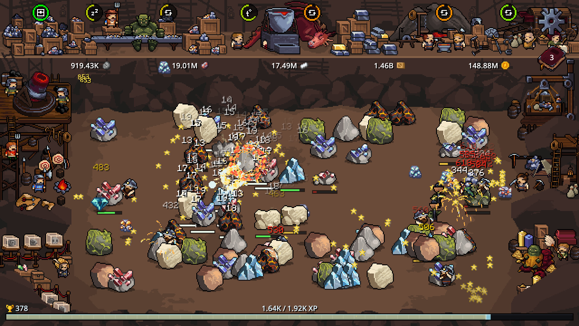 幻想矿工:深渊挂机/Fantasy Miner: Idle Depths 游戏截图 1
