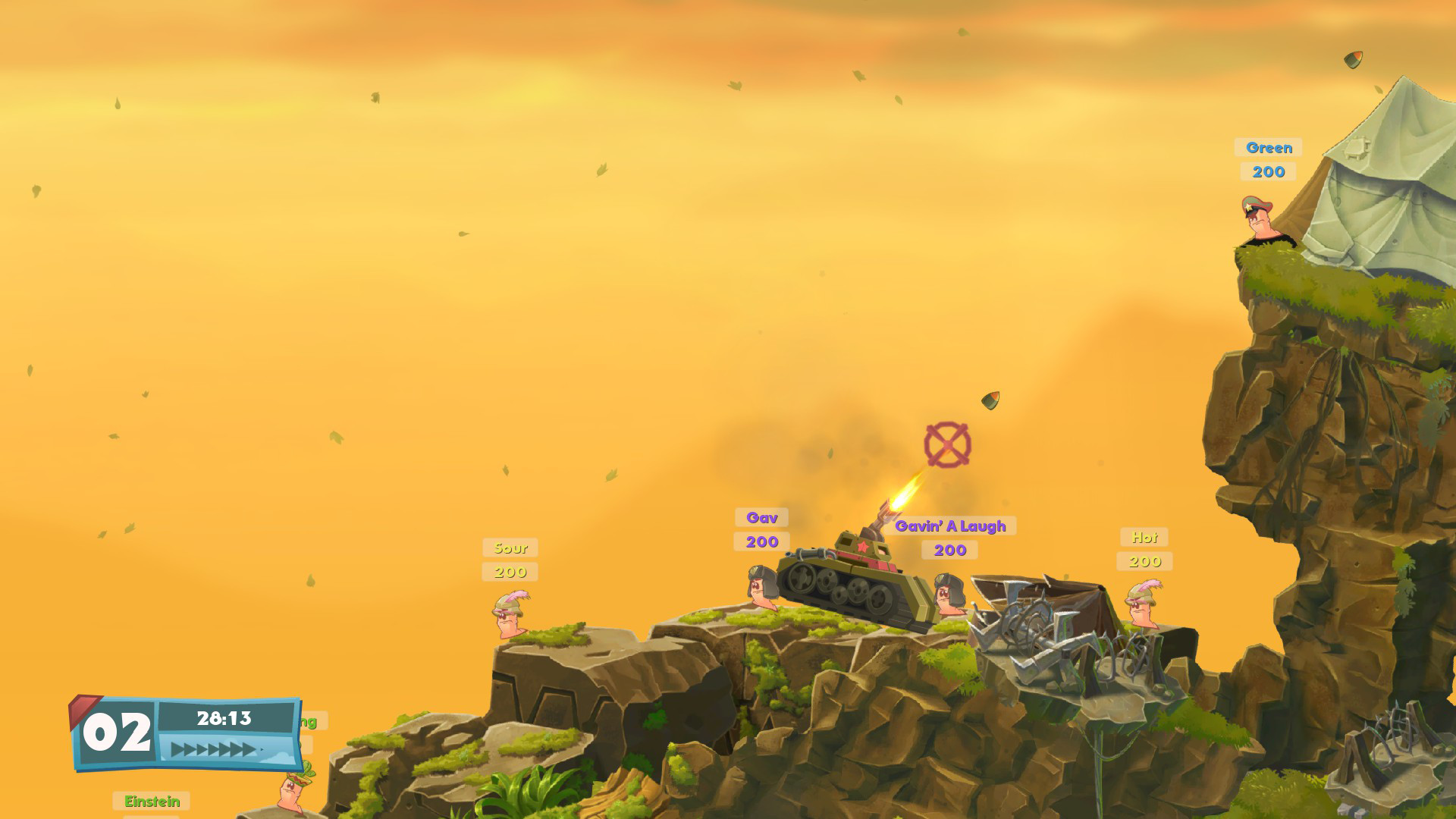 百战天虫：战争武器/Worms W.M.D 版本更新 游戏截图 3