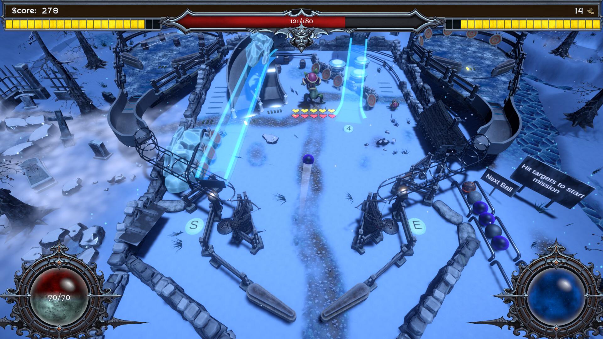 魔法弹球/Runix: Pinball Roguelike 游戏截图 6