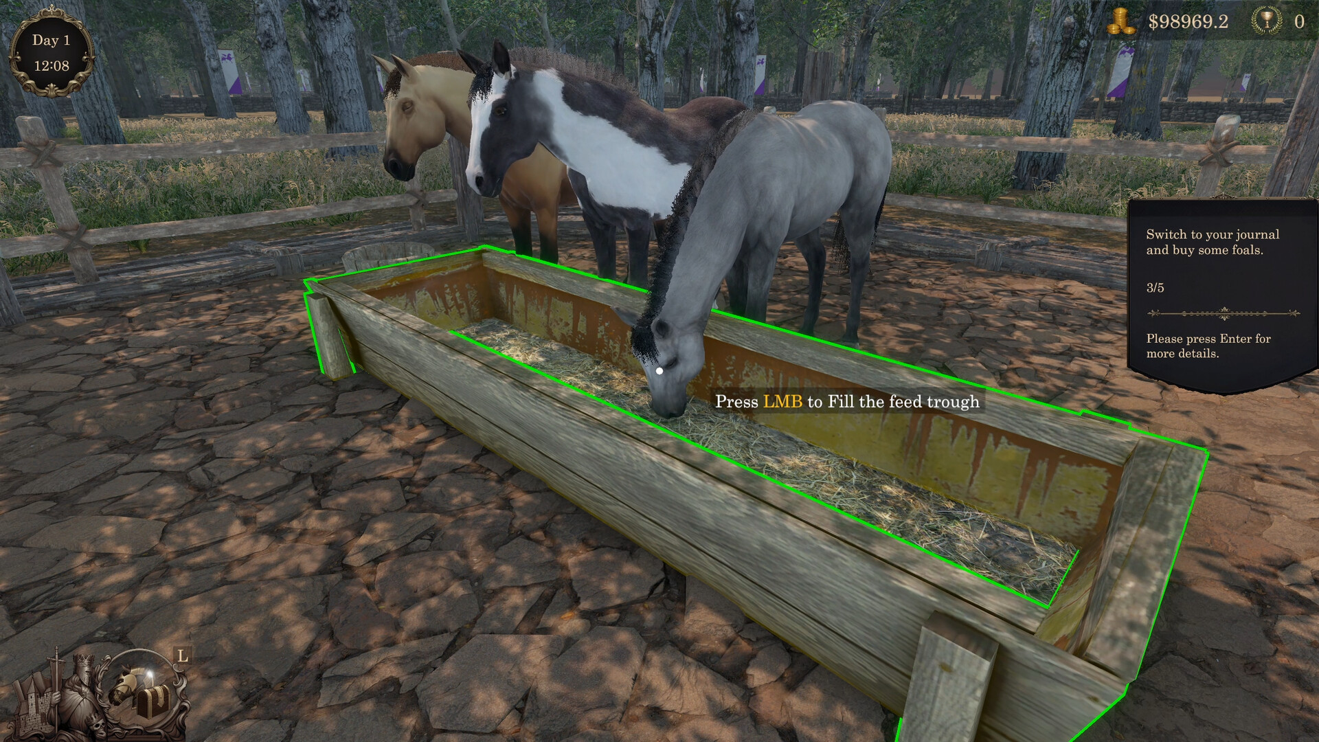 中世纪马贩子模拟器/Medieval Horse Dealer Simulator 游戏截图 1
