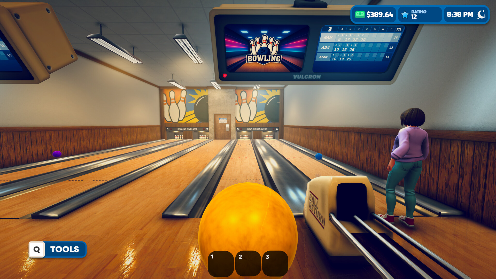 保龄球馆模拟器/Bowling Alley Simulator 游戏截图 1
