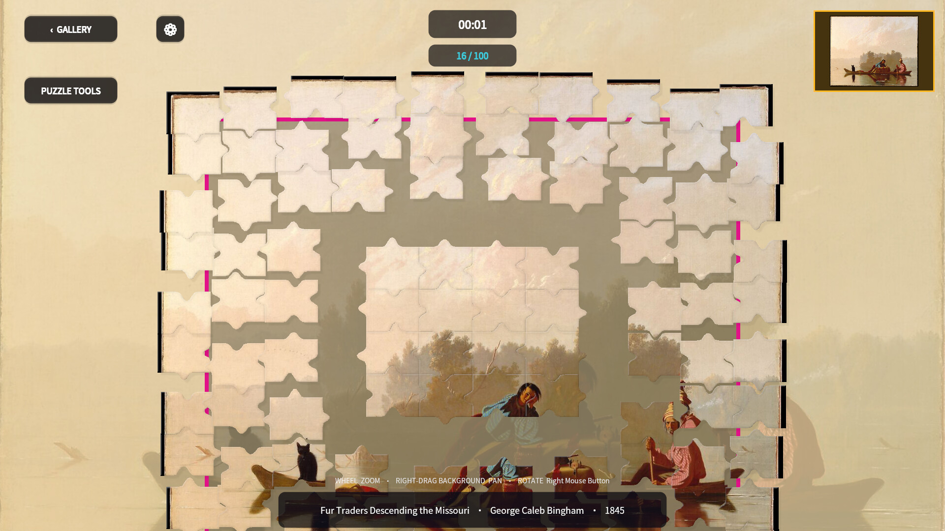 名画拼图/Cozy Jigsaw 游戏截图 3