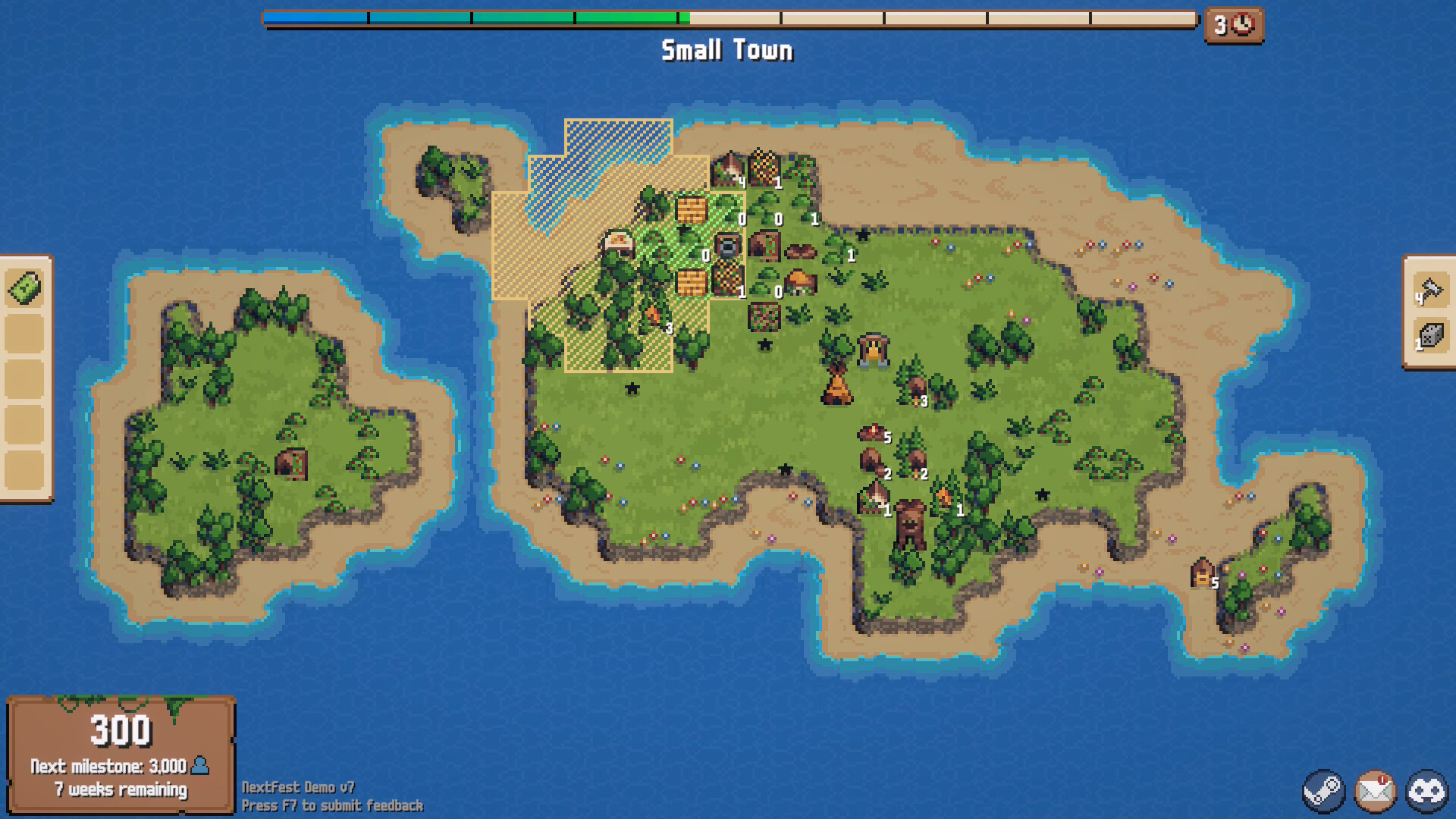 连锁城邦: 类Rogue城市营造游戏/Combolands: Roguelike Citybuilder 游戏截图 1