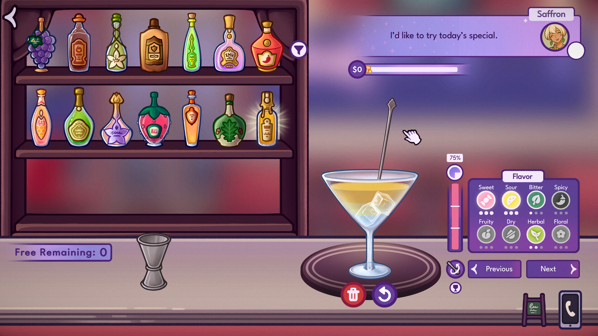 调酒师模拟器/Mixed Spirits: Bartender 游戏截图 22