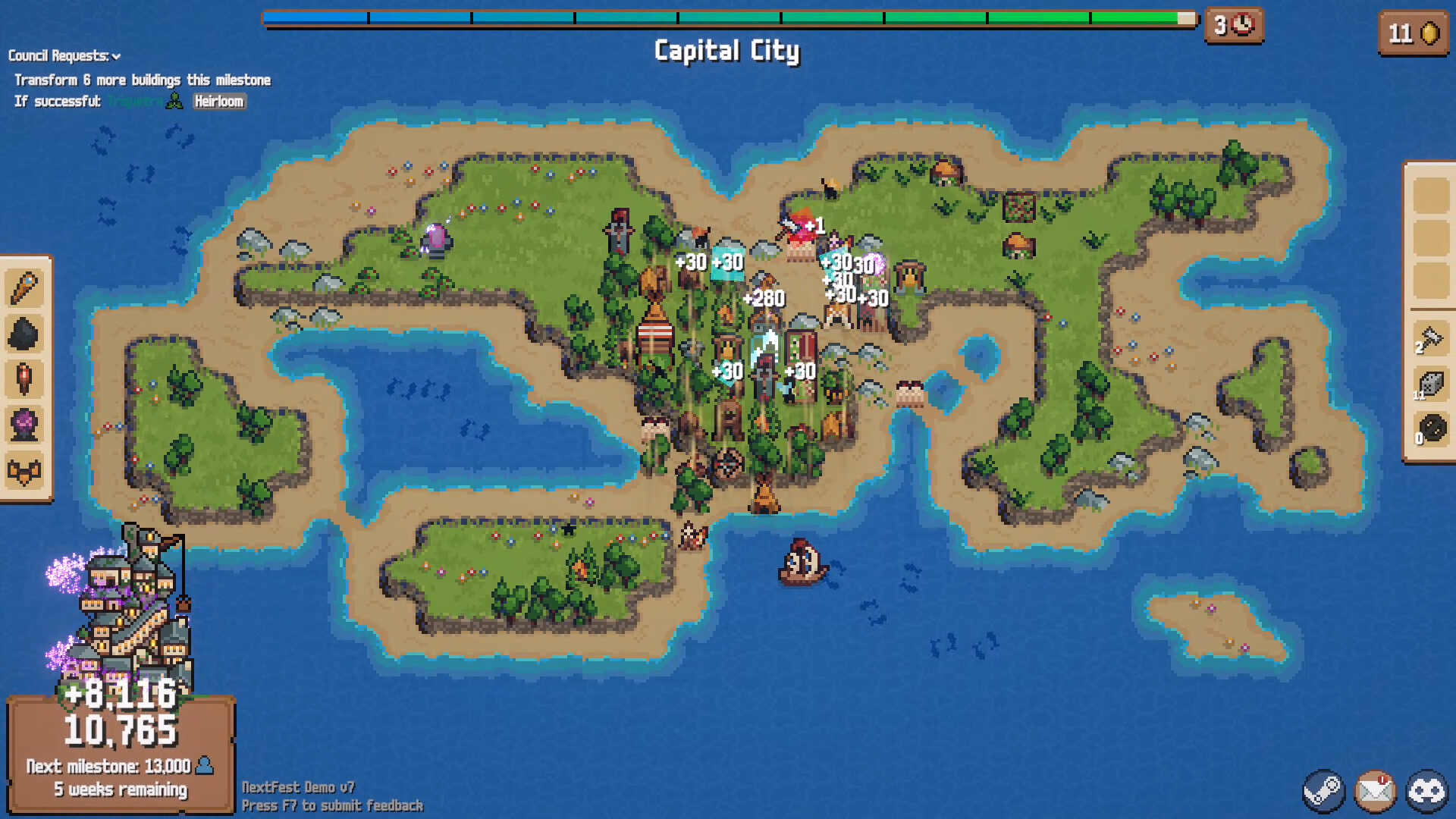 连锁城邦: 类Rogue城市营造游戏/Combolands: Roguelike Citybuilder 游戏截图 4