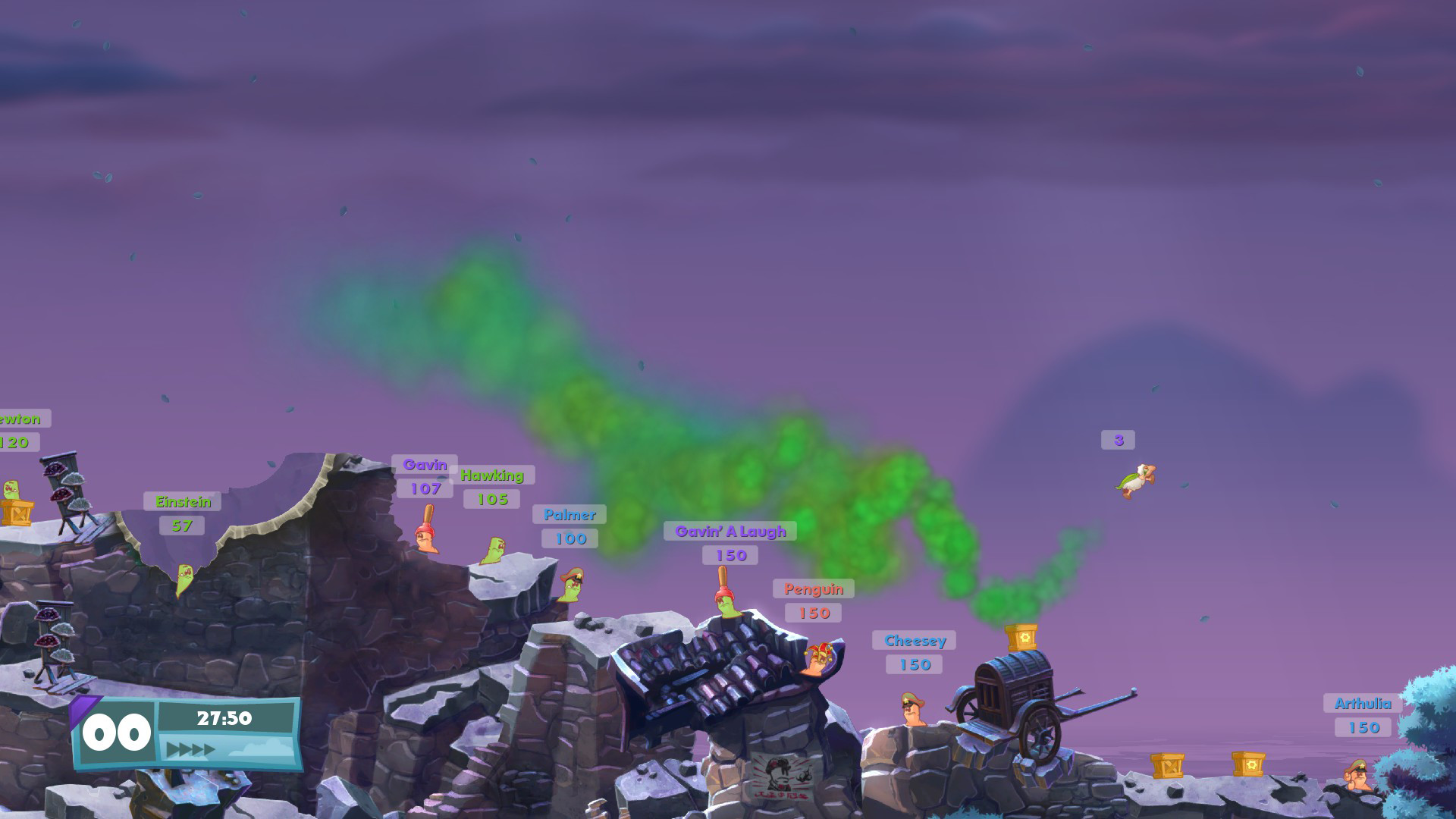 百战天虫：战争武器/Worms W.M.D 版本更新 游戏截图 6