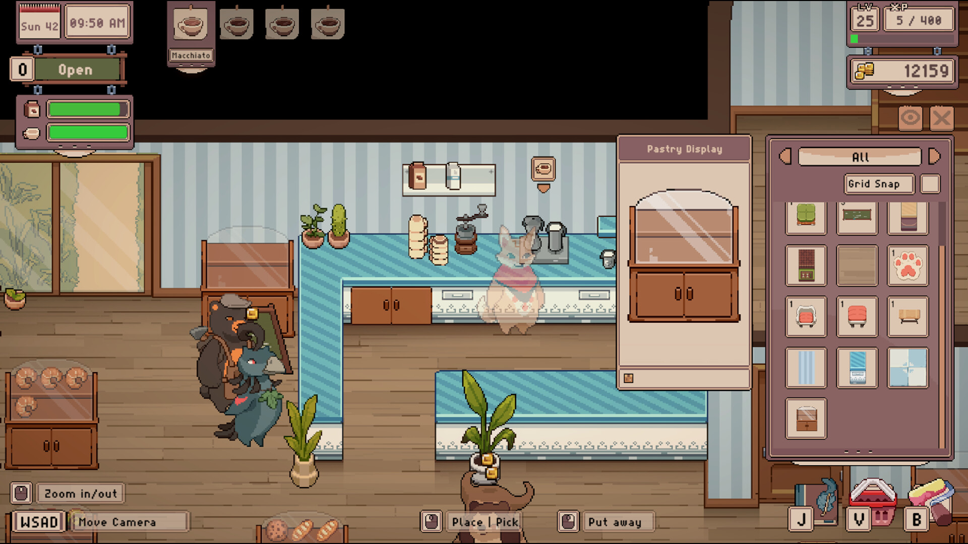 Tailside：治愈咖啡馆/Tailside: Cozy Cafe Sim 游戏截图 4