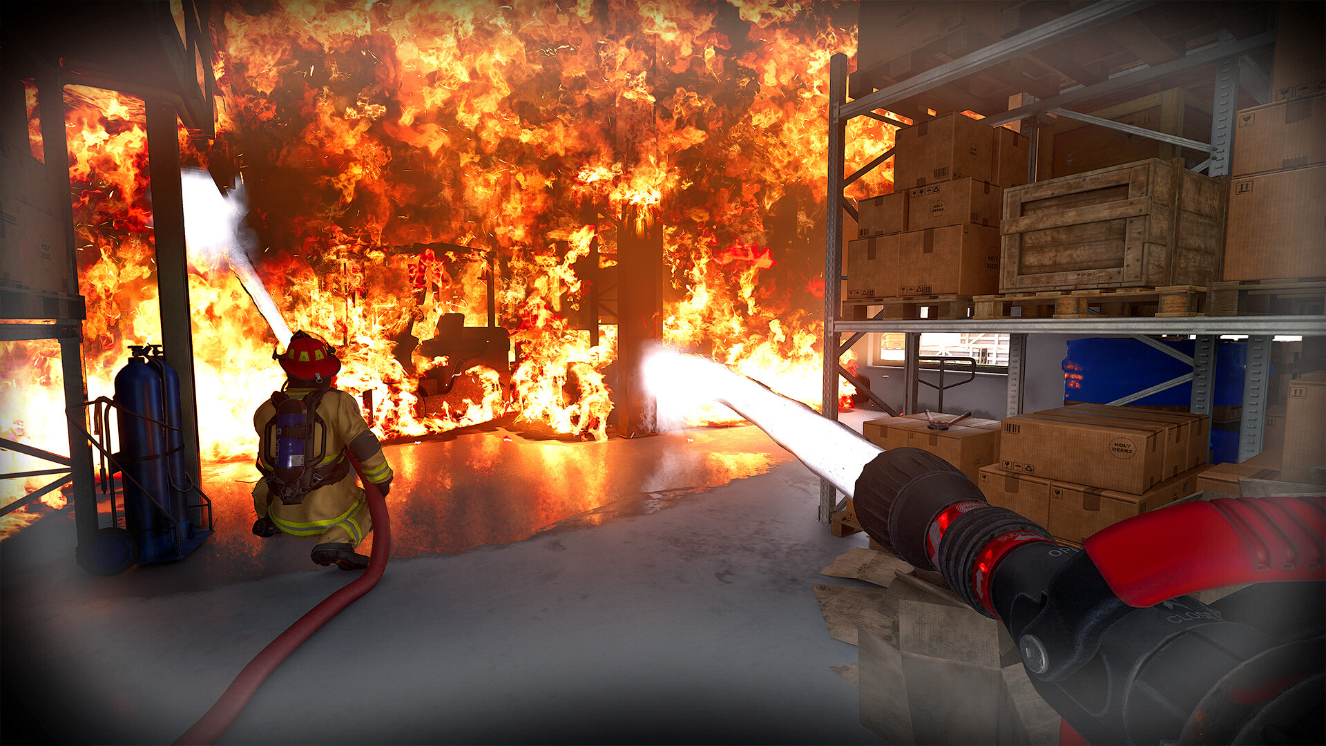 消防模拟:火苗燃动/Firefighting Simulator: Ignite 游戏截图 2
