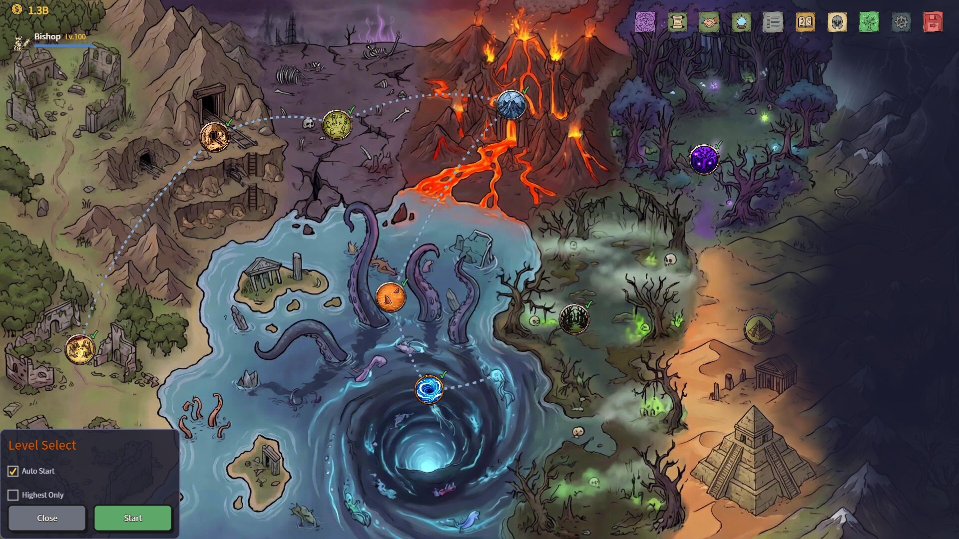 放置:纸色新境/idle:Doodle Realm 游戏截图 1
