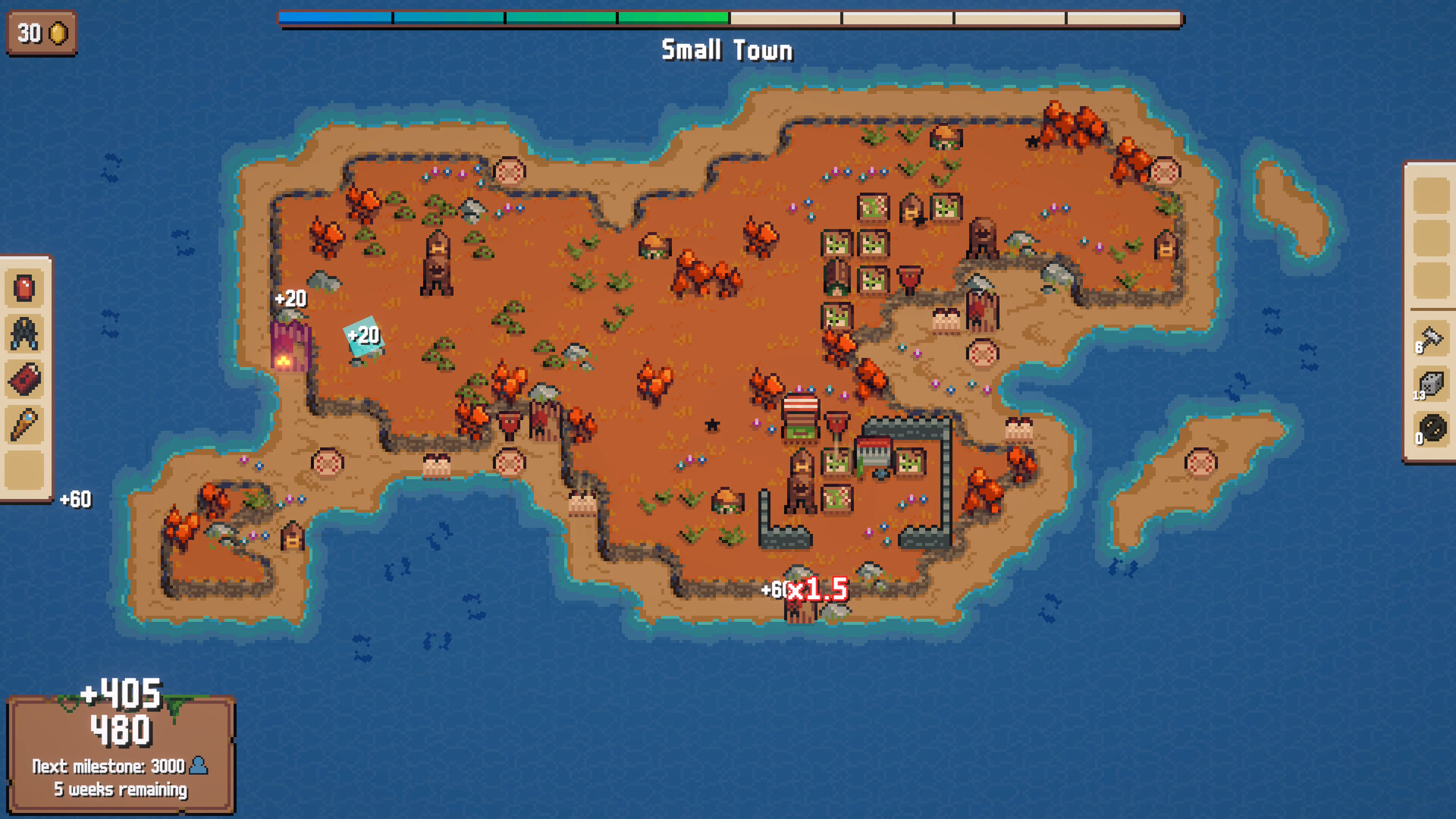 连锁城邦: 类Rogue城市营造游戏/Combolands: Roguelike Citybuilder 游戏截图 5