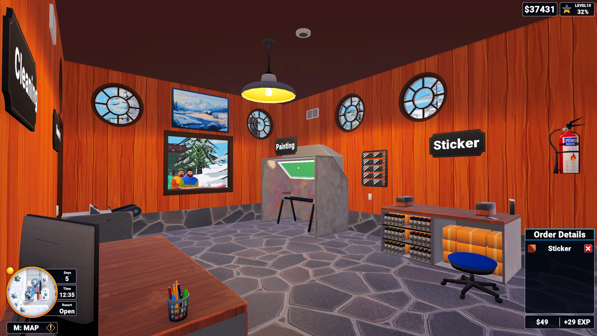 雪地度假村模拟器/Snow Resort Simulator 游戏截图 4
