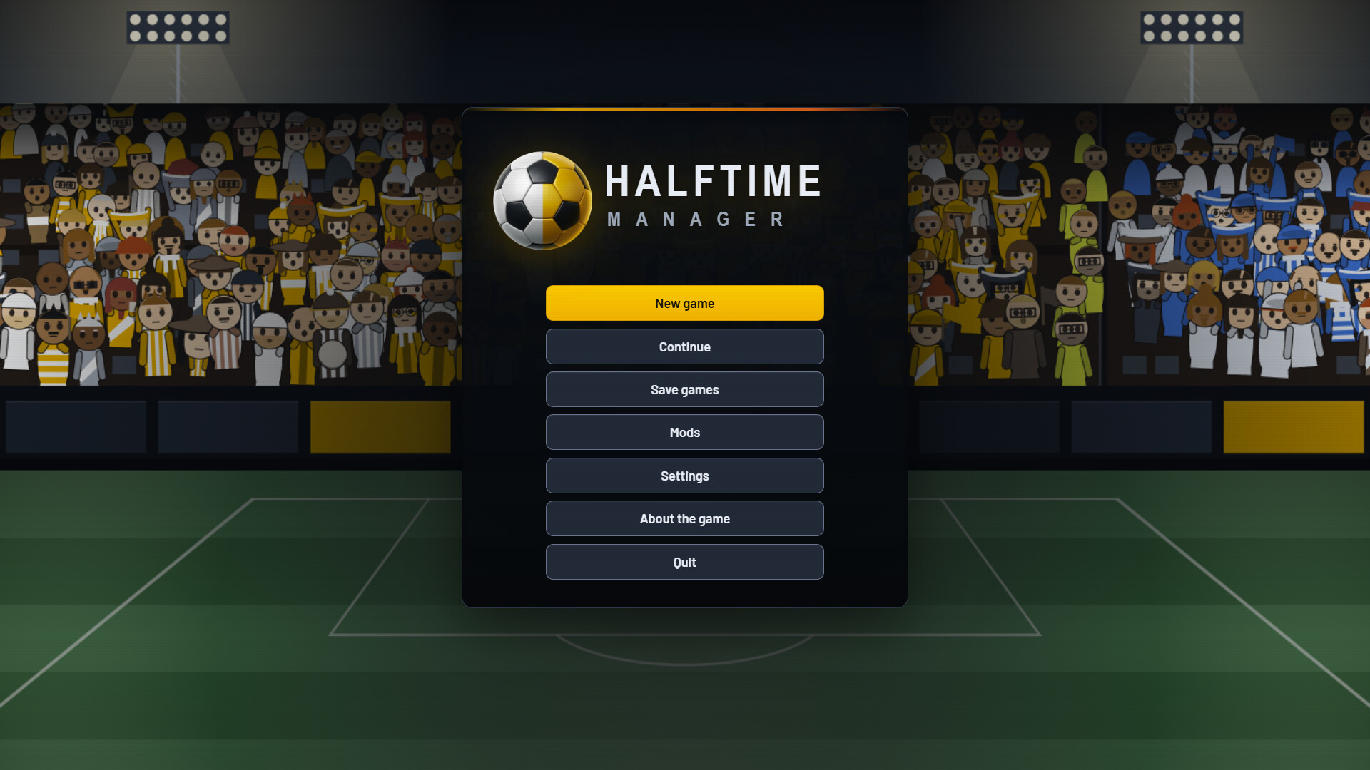 半场经理/HALFTIME Manager 新游发布 游戏截图 1