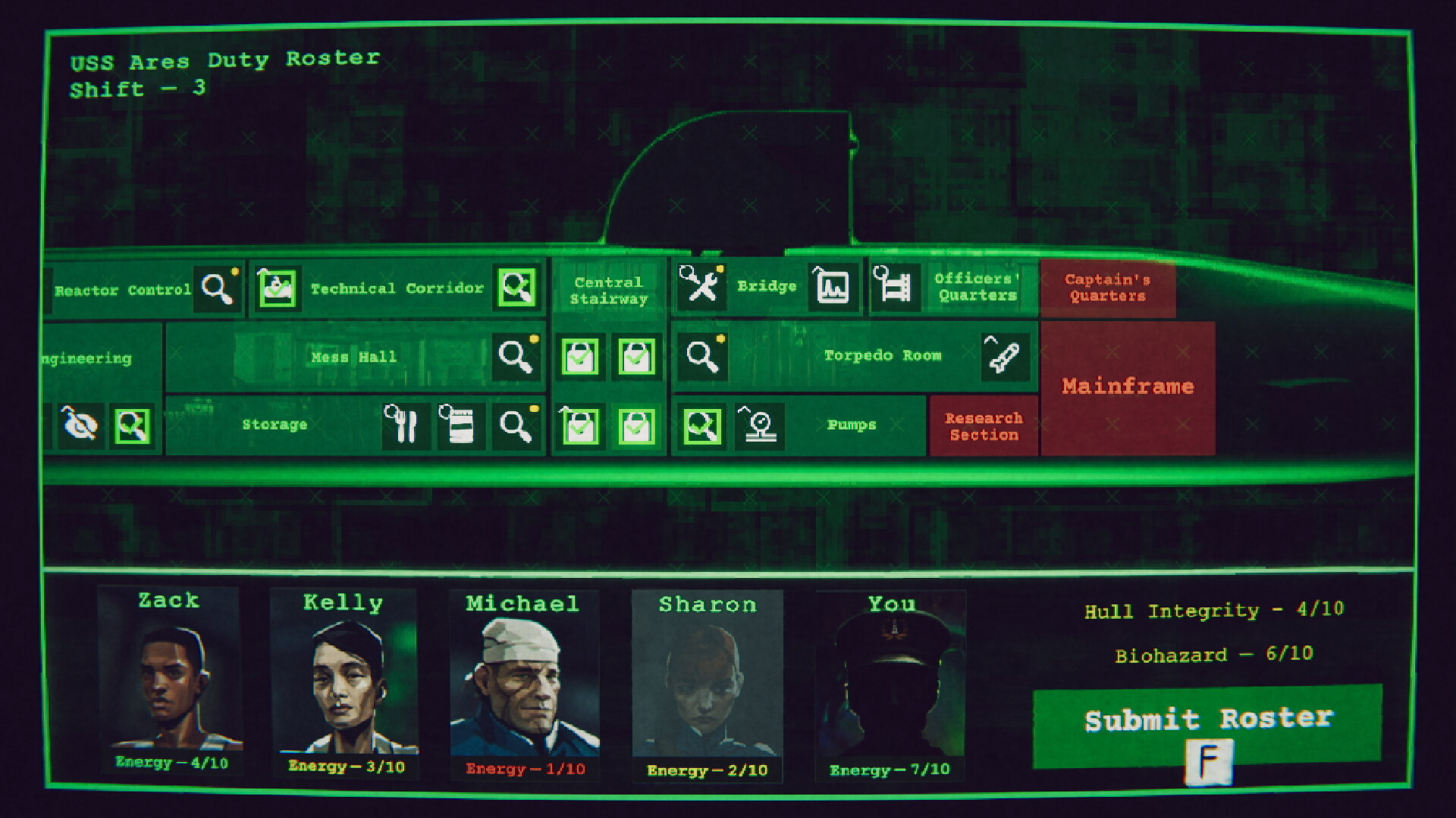 静默恐惧:阿瑞斯深渊劫/Static Dread: The Submarine 游戏截图 2