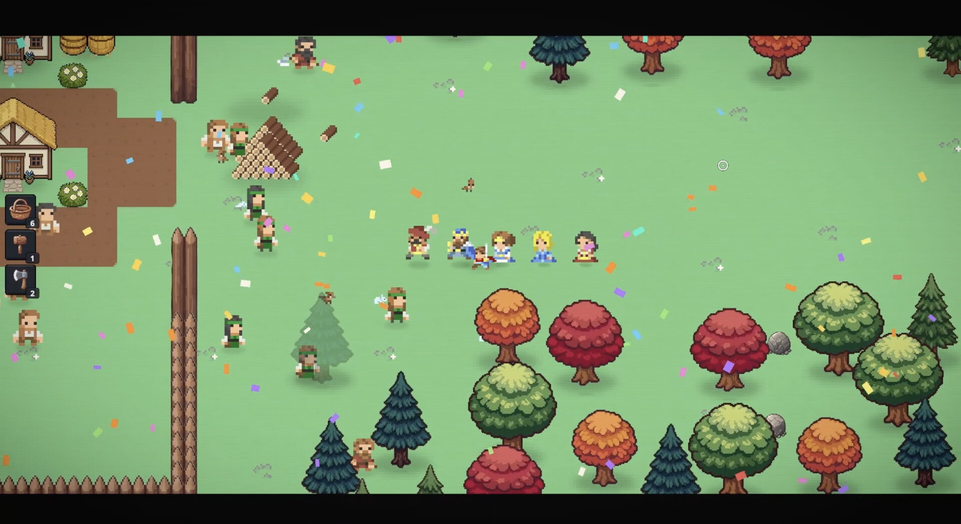伐木小镇:放置建造/Timber! Idle Village Builder 游戏截图 1