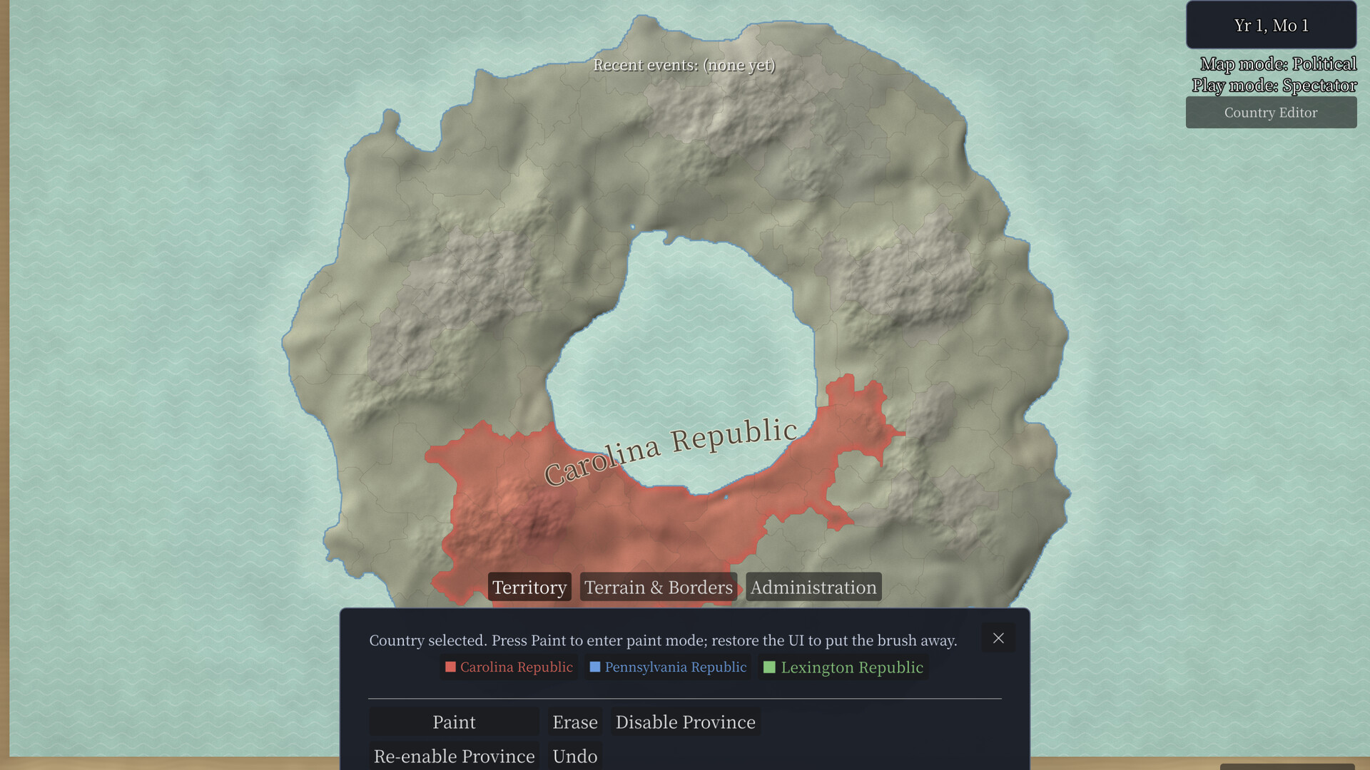 地图上发生的事：列国模拟器/Things That Happen on the Map - Realm Simulator 游戏截图 3