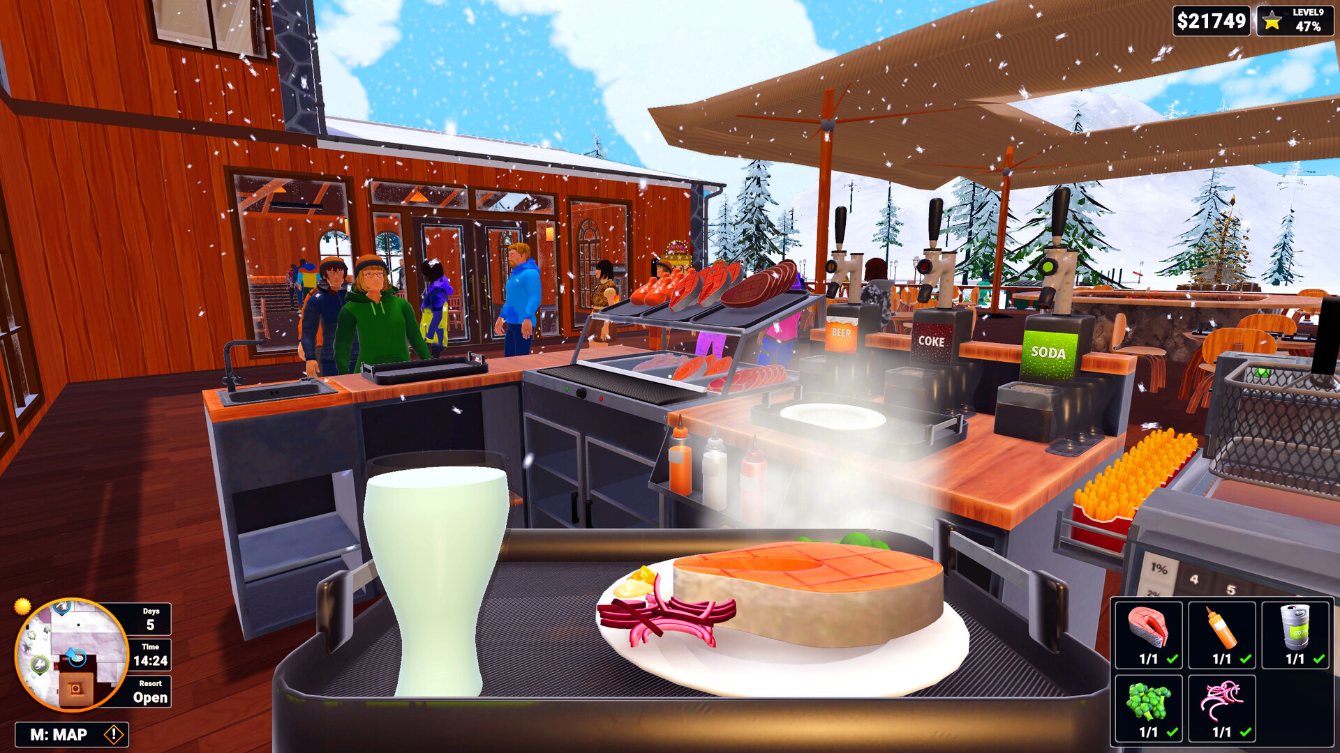 雪地度假村模拟器/Snow Resort Simulator 游戏截图 7