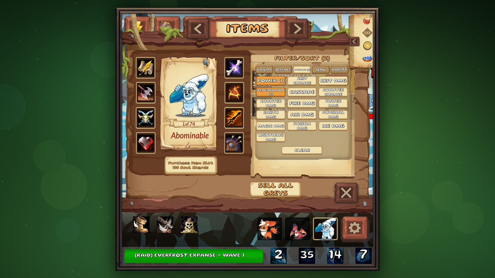 迷你兽：放置战术/Minimon: Tiny Idle Tactics 游戏截图 5