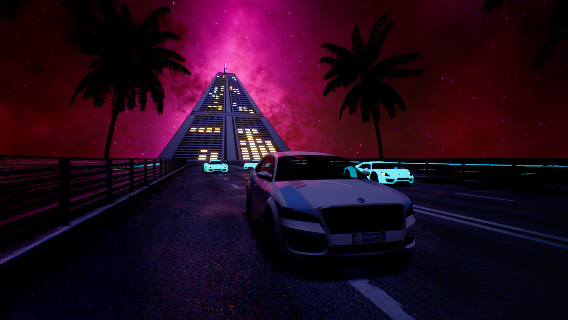 合成波狂飙/Synthwave Burnout 游戏截图 1