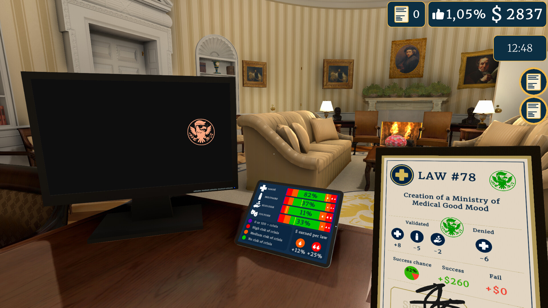 总统模拟器/President Simulator 游戏截图 1