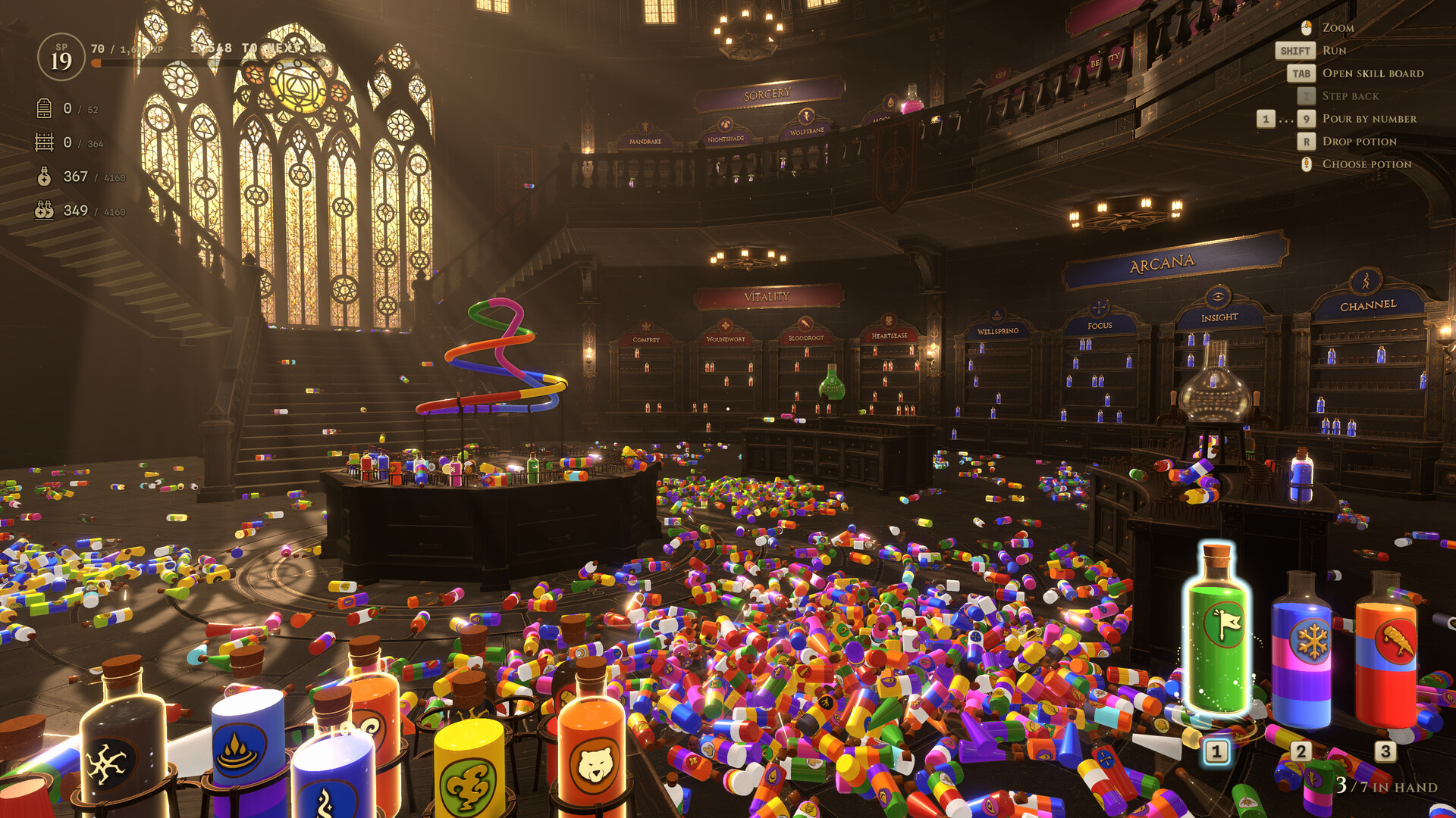 每瓶药水各归其位/A Place for Every Potion 游戏截图 1